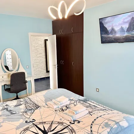 شقة Seasky Smarthome Penthouse For 6 Guests With Private Parking 5 Minutes аway From And Centre *