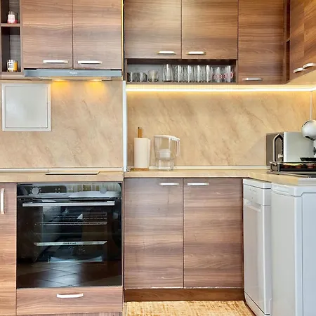 Seasky Smarthome Penthouse For 6 Guests With Private Parking 5 Minutes аway From And Centre شقة بورغاس