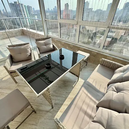 Seasky Smarthome Penthouse For 6 Guests With Private Parking 5 Minutes аway From And Centre * بورغاس