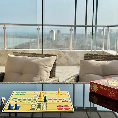 Seasky Smarthome Penthouse For 6 Guests With Private Parking 5 Minutes аway From And Centre アパート ブルガス